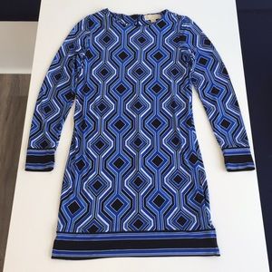 Michael Michael Kors Shift dress blue and black